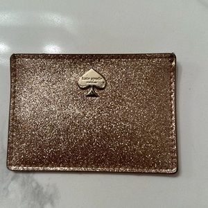 Kate spade sparkle card holder